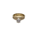 Eternal Duo: 1.70CT Lab Diamond Engagement Rings in 14K yellow Gold SR-34242