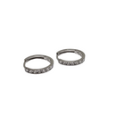 10k 0.10ct diamants Boucles d'oreilles simples