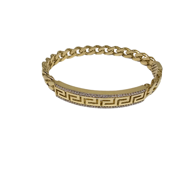 10K 6mm  Bracelet  Yellow Gold MBS-1089