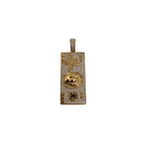 10K Gold Dollars $ Pendant New