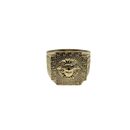 10K Gold Medusa Men’s Ring