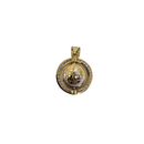 10k Yellow Gold  Globe World Pendant