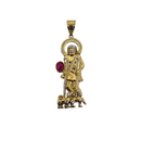 10k Gold Jesus Pendant New