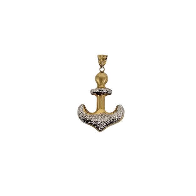 10k Gold pendant Anchor New