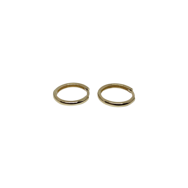 10K Yellow Gold Earrings Huggies