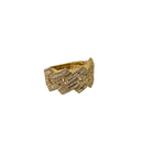 10k 13mm 1.34ct diamonds Monaco ring