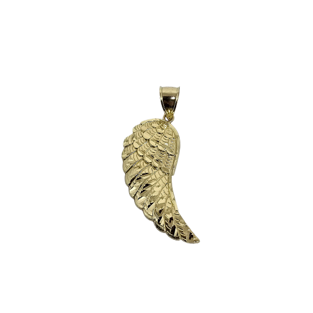 10k Gold Wing Pendant