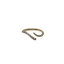 Stunning Natural diamond 0.25carrat  with  14kt yellow Gold Ring NATDIA2
