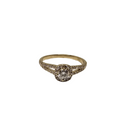 Timeless Round Diamond Ring in 14K Yellow Gold with 0.51ct Natural Diamonds