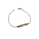 10K Yellow Gold Baby Bracelet MBS-1093