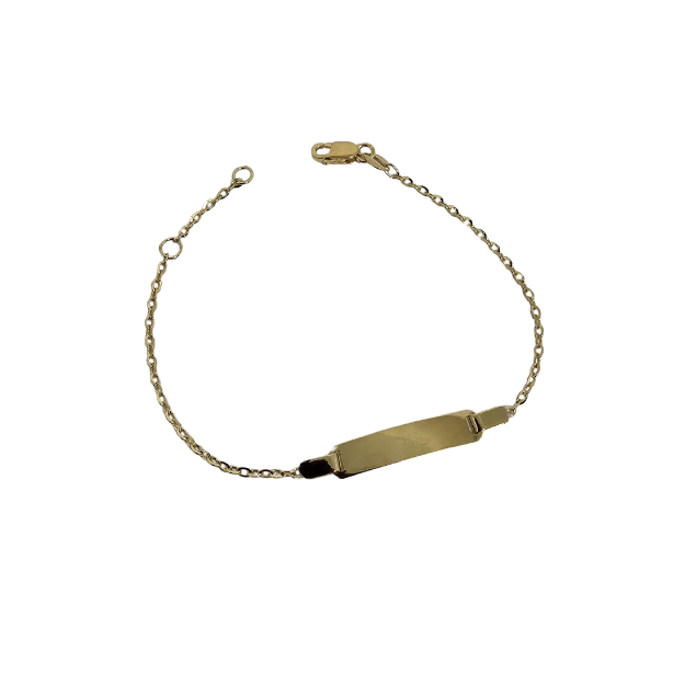 10K Yellow Gold Baby Bracelet MBS-1093