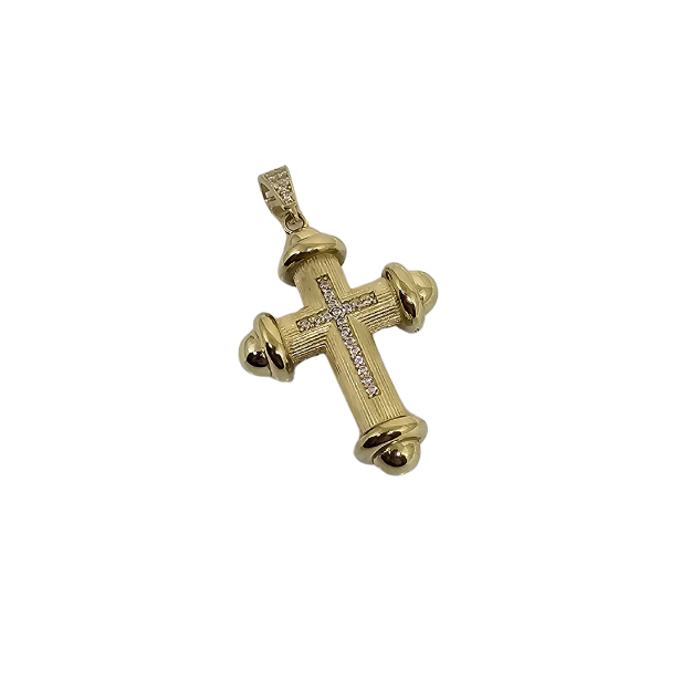 10k Gold Cross Pendant NEW MBS-1053