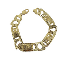 Bracelet Meduza 14mm en or 10k fait à la main