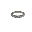 Elegant 14kt White Gold Ring with 1.00 Carat Lab-Grown VS Diamonds LR0905-LAB