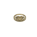 Royal Charm – 10K Yellow Gold Princess Crown Ring