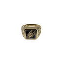 Sting of Power: 10K Yellow Gold Scorpion Men’s Ring