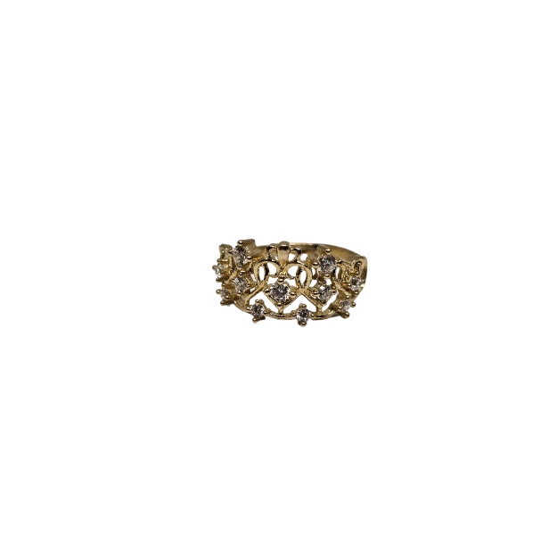 10k Gold Aliona Crown Ring