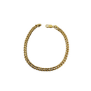 Bracelet en chaîne cordée avec diamants 10k