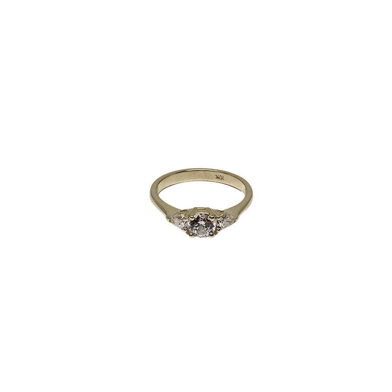 Bague solitaire 10k