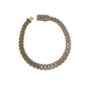 Bracelet en or jaune de Monaco 10k 5mm