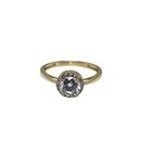 10k beautiful round gold ring