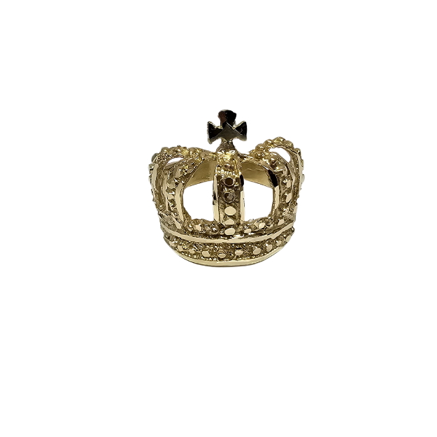 10k Gold Crown Ring