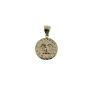 "Striking 10K Yellow Gold Medusa Pendant – A Bold Symbol of Luxury