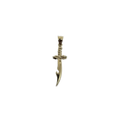 Knife - 10K Gold  Pendant