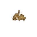 10k Gold pendant Truck  New