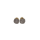 Stunning 10K Yellow Gold Stud Earrings with 0.45ct Natural Diamonds
