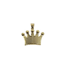 10k Gold Crown Pendant New