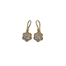 Boucles d'oreilles 10k Flower Finest 1.06ct VS Diamonds