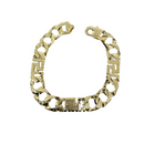 11mm 10k gold  Hand made Meduza Bracelet