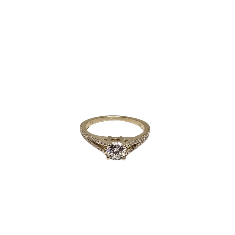 Exquisite 0.75 Carat Diamond VS LAB.  Ring in 14k Rose, White, and Yellow Gold DREY-023