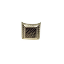 Men’s Solid 10K Yellow Gold Ring - King Ring