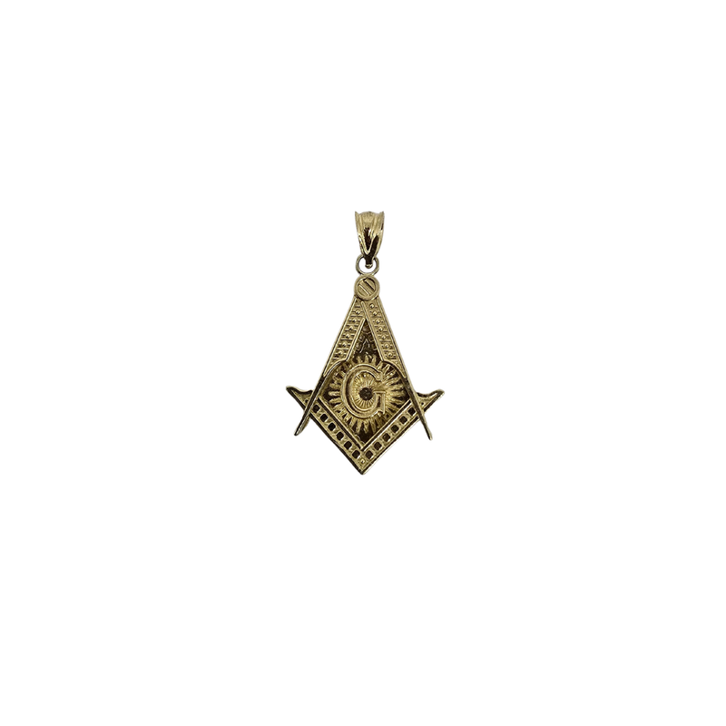 Pyramid G - 10K Gold  Pendant