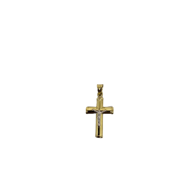 Pendentif Croix de Jésus en or 10k