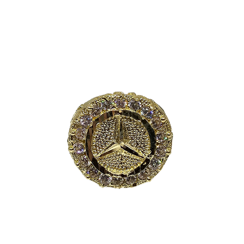 10k Mercedes Nugget Ring