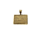 Pendentif en or 10k dernier repas de jesus