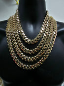 15mm 10k Yellow Gold Monaco Chain