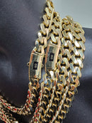 15mm 10k Yellow Gold Monaco Chain