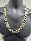 20mm 10k  jumbo Monaco chain diamond cut
