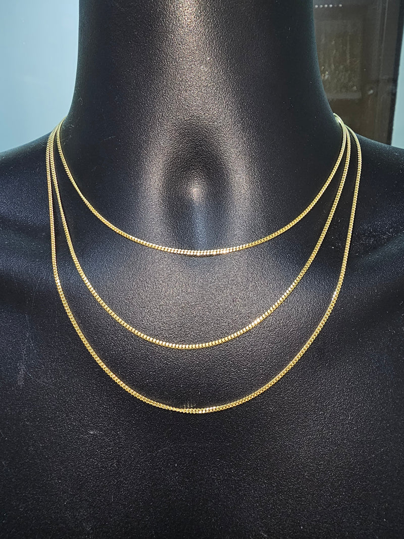 2MM 10k Yellow Gold Miami Cuban Link Chain Solid/Full