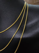 2MM 10k Yellow Gold Miami Cuban Link Chain Solid/Full
