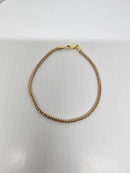 10k 3mm Franco Solid/Full Round Links Diamond Cut