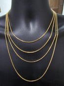 2mm 10k Franco  Yellow Gold SOLID/FULL