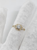 14K 0.80CT VS Round Cut Diamond Engagement Ring