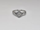14k Forme poire 0.80ct diamants VS