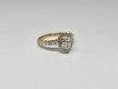 14k Engagement ring 1.52ct Pear Shape VS Diamonds