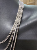 10k 3mm White Gold Franco NEW